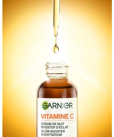 Garnier Skin Active 10 Pure Vitamin C AntiPigmentation Spots Night Serum with Hyaluronic Acid 30ml - Buy Online on GoSupps.com