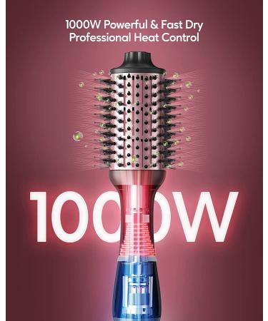 3-in-1 Hair Dryer Brush with Negative Ionic Technology - Volumizing Blowout Styler for Drying, Straightening, Curling - ALCI Plug - Buy Online on GoSupps.com
