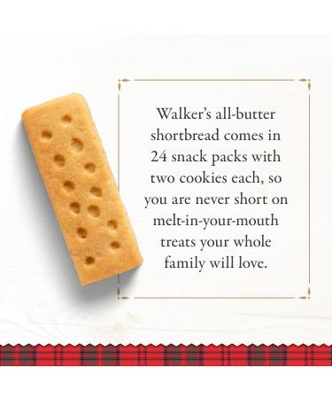 Walkers Shortbread Fingers Individually Wrapped 24 x 40g (1 Box) - Buy Online on GoSupps.com
