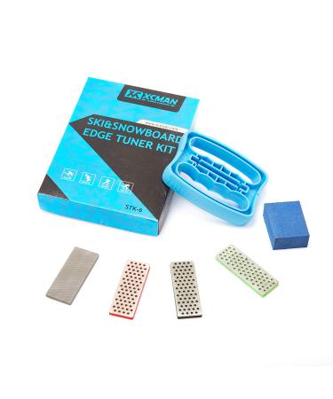 xcman Freeride Snowboard Edge Wate Tuning Kit Diamond File Guide Rubber Abrasive Block - Buy Online on GoSupps.com