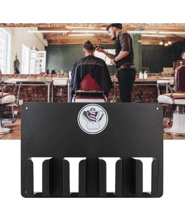 Multi-Functional Electric Hair Clipper Storage Rack Easy Use Wall-Mounted Hair Cutter Brush Holder Stand for Professional Barber Shop Hair Clipper Holder with 4 Holes Reserved (Black) - Buy Online on GoSupps.com