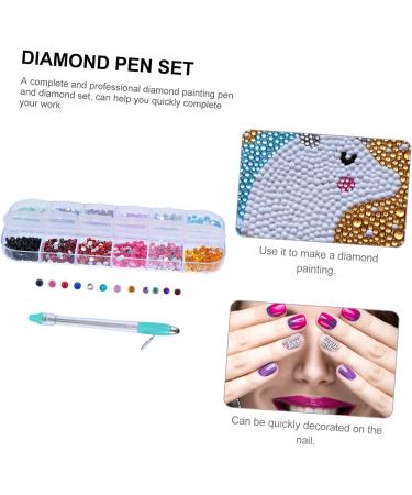 MAGICLULU 2 Sets Manual Drilling Pen Nail Art Pen Materiales Para U as Kit De Manicura Rhinestone Pointing Pen Nail Kits Rhinestone Painting Tool Pc Nail Supplies Diamond Manicure - Buy Online on GoSupps.com