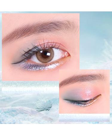 Catkin Liquid Glitter Eyeshadow - High Pigmented Metallic Finish - Long Lasting Shimmer Makeup (C01 Silver Tears) - Buy Online on GoSupps.com