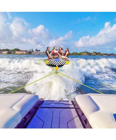 SELEWARE Heavy Duty Boat Tow Harness with Stainless Steel Quick Connector - Yellow - Buy Online on GoSupps.com
