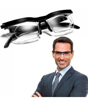 2024 Flex Focal Adjustable Glasses Version Flex Focus Adjustable Glasses Dial Vision Flex Focal Adjustable Glasses Black