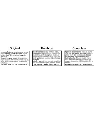 Rice Krispies Treats Marshmallow Snack Bars Variety Pack | Kids School Lunch Snacks (6 Boxes, 96 Bars) - Buy Online on GoSupps.com