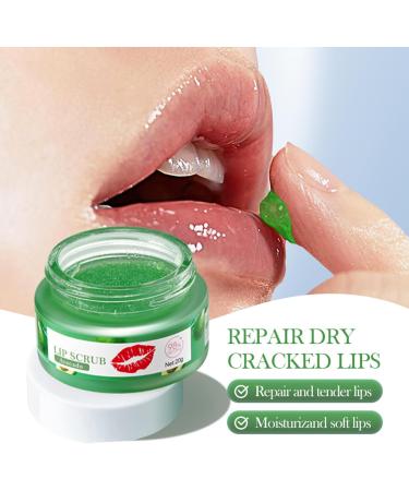 Shantou Yingji 20 g natural moisturizing lip mask nonsticky vegan and not tested on animals nourishing lip care for lightening lip wrinkles suitable for all people avocado lip mask 4 - Buy Online on GoSupps.com