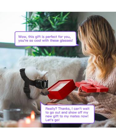 Shop Stylish Pink Dog Sunglasses | UV Protection for Small Dogs & Pets | Adjustable Pet Eyewear - Buy Online on GoSupps.com