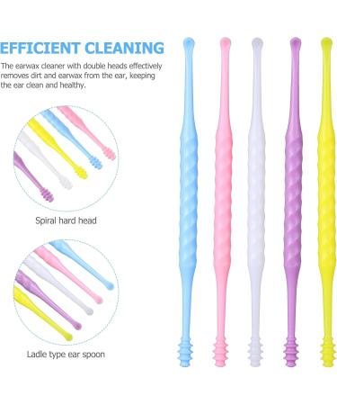 WATIIFUFU 20 Pcs Portable Ear Wax Removal Tools Double-end Spiral Ear Cleaner with Vibrant Colors for Gentle Efficient Earwax Cleaning - Buy Online on GoSupps.com