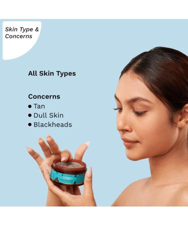 Face Scrub for De-Tan & Exfoliation | Glowing Skin Blackhead Removal | Korean Beauty | 100g for All Skin Types | Men & Women - Buy Online on GoSupps.com