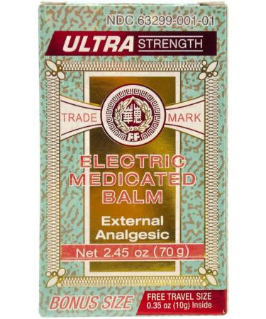 Buy Ultra Strength Fei Fah Electric Medicated Balm (L) 2.45 Oz - Fast International Shipping & Pain Relief Solutions - Buy Online on GoSupps.com