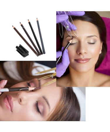 Eyeliner Eyebrow Pencil Set Eyebrow Pencil Sharpener Professional Salon Makeup Microblading Eyebrow Pencil SetEyebrow Pencils Sharpener Set 4 Eyebrow Pencils and - Buy Online on GoSupps.com