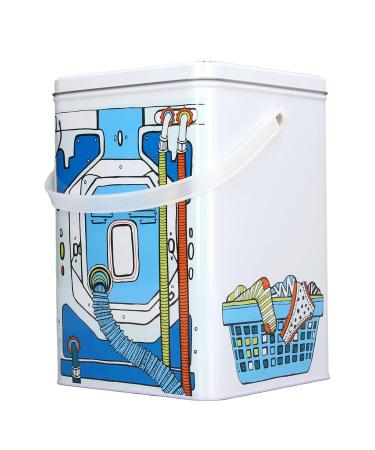 TOPINCN Powdered Laundry Detergent Container Washing Powder Large Capacity Snacks Modeling Storage Box Household Machine Storage Bucket Packing Box