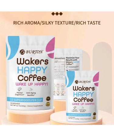  RASPIO Mushroom Coffee - Blend of 12 Superfoods with Lion's Mane and Cordyceps. Mental Clarity and Concentration. Vegan Alternative to Instant Coffee 360g - Buy Online on GoSupps.com