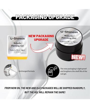 Buy 8ml Metallic Gel Nail Polish - Silver 3D Mirror Effect | Glossy Soak Off UV/LED for Stunning DIY Nail Art - Buy Online on GoSupps.com