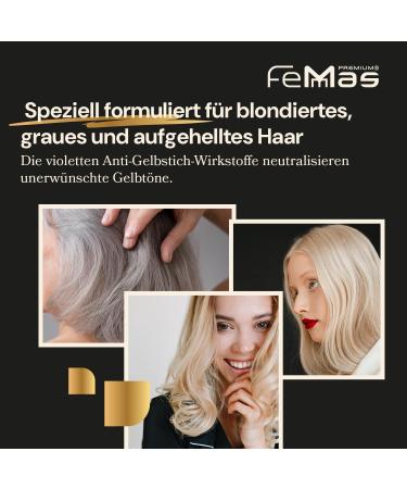  Femmas Femmas No Yellow Anti-Yellowing Shampoo 1 L + 300 ml free - Buy Online on GoSupps.com