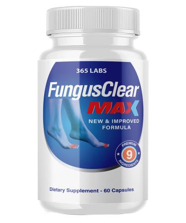 Official & Authentic Fungus Clear MAX Toenail Treatment (1 Month Supply - Money Back Guaranteed)