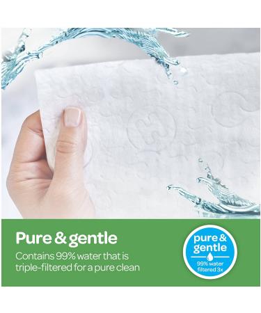 HUGGIES Natural Care Sensitive Baby Wipes, Unscented, Water-Based - 6 Flip-top Packs, 56 Count per Pack (Pack of 6) - Buy Online on GoSupps.com