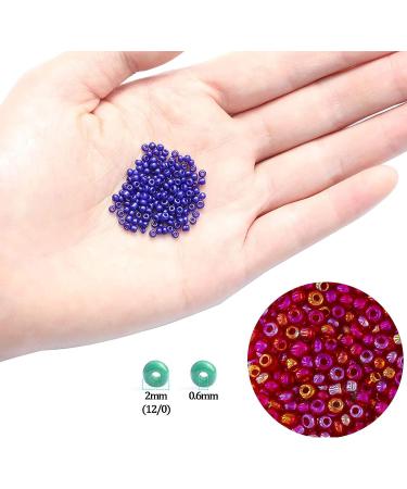 Ybxjges 42000Pcs 2mm Glass Seed Beads Kit with Alphabet Letter Beads - DIY Jewelry Making Supplies - Buy Online on GoSupps.com