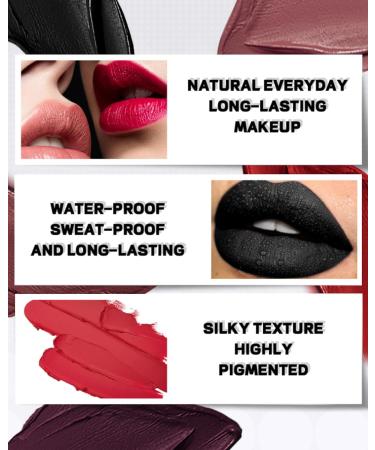 Nude Pink Long Lasting Lipstick for Women | Hydrating Matte Velvet Superstay Liquid Lip Gloss - Waterproof Smudge-Proof Intense Color Makeup - Buy Online on GoSupps.com