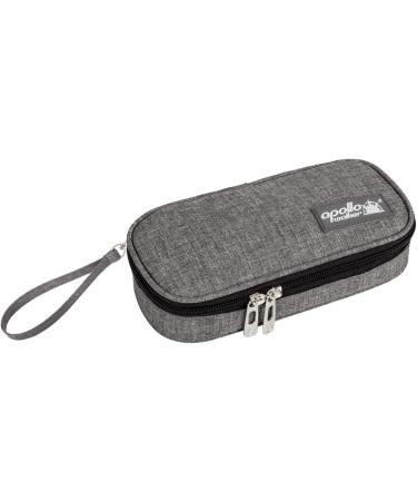 Apollowalker Cooler Bag for Insulin & Medications - Gray | Diabetic Syringe Carrier | International Shipping Available - Buy Online on GoSupps.com