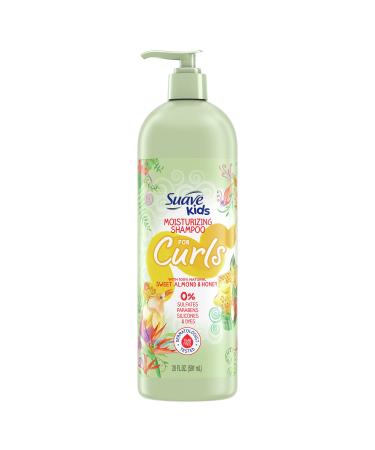 Suave Kids Naturals Shampoo Sulfate Free Shampoo for Kids Curls Sweet Almond and Honey Dermatologist Tested and Tear-free Shampoo 20 oz