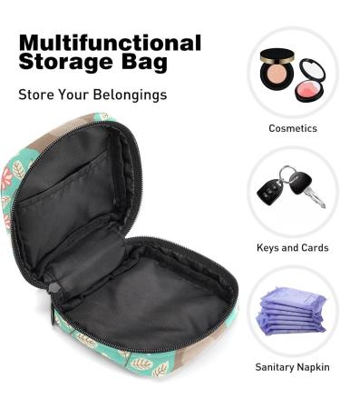 Hippo Flowers Sanitary Napkin Storage Bag - Portable Period Bag for Women - Multi-Colored - 1Pcs - Buy Online on GoSupps.com
