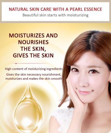 Bioaoua Pure Pearls Eye Cream Essence - Skin Silky & Flawless | Moisturizing & Oil Control - 35g - Buy Online on GoSupps.com