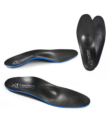 Best Genuine Leather Original Metatarsalgia Orthotics Strong Arch Support PORON Inserts Carbon Fiber PU Ball of Foot Insoles Relieve Morton's Neuroma Pain with Metatarsal Pad Men10-10.5/Women12-12.5