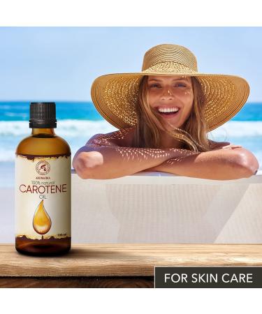 100% Pure Carotene Oil 100ml - Best Natural Care Oil for Skin Hair & Body - International Shipping Available - Buy Online on GoSupps.com