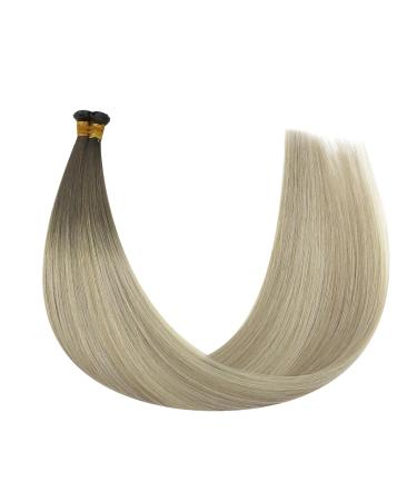 Buy Youngsee Genius Weft Balayage Real Hair Extensions 60cm - Brown/Blonde Tresses #4/7/80 | Virgin Remy 25g for Luxurious Volume - Buy Online on GoSupps.com