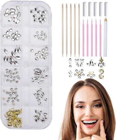 Shop Fashionable Tooth Jewelry Set - Glossy Crystal DIY Dental Edelstein & Reflective Gemstones for Stunning Smiles - Buy Online on GoSupps.com