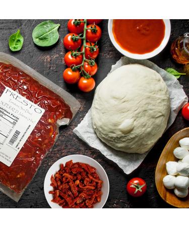 Super Red Julienne Cut Sun-Dried Tomatoes - 5 lbs (80 oz) Vacuum Packed by Presto Sales LLC - Buy Online on GoSupps.com