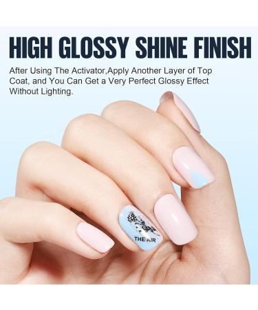 TOMICCA Dipping Powder Liquid Set - Base, Top Coat, Activator, Brush Saver - 4x15ml Essential Dip Liquid Set for DIY Nail Art - Buy Online on GoSupps.com