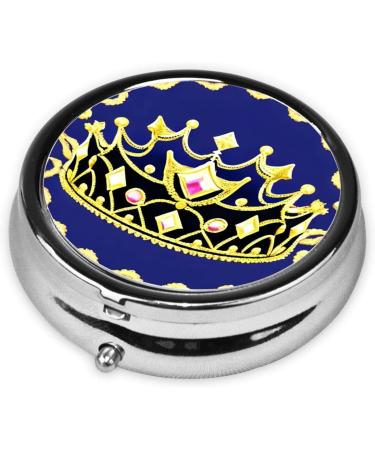 Fantasy Tiararound Pill Box - 3 Compartment Travel Organizer | Portable Pill Box for International Travel - Buy Online on GoSupps.com