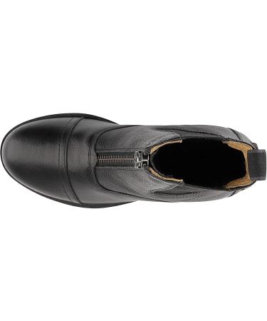 Nova Kids FZ Soft Paddock Ankle Boots | Suedwind | Soft Cowhide | Comfortable Rubber Sole | Front Zipper | Kids Sizes 29-41 | Durable Riding Slip Shoe - Black - Buy Online on GoSupps.com
