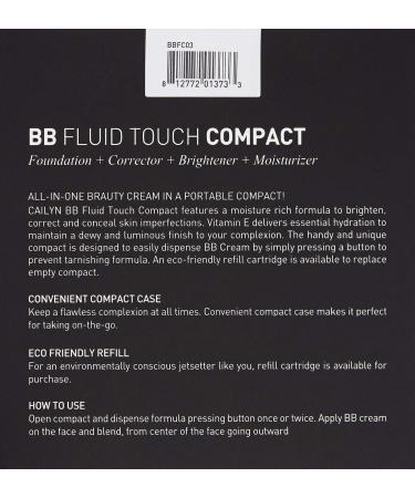 Cailyn BB Fluid Touch Compact Nude - flawless coverage for all skin types - Buy Online on GoSupps.com