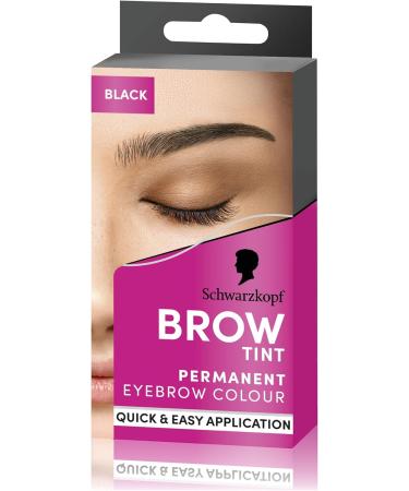 Schwarzkopf Brow Tint Professional formula Eyebrow Black - Buy Online on GoSupps.com