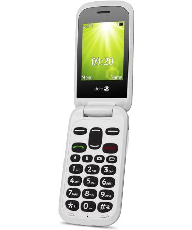 Doro 2404 2G Dual SIM Unlocked Basic Mobile Phone for Seniors | Large Colour Display & Big Buttons | Emergency Button | UK & Irish Version (Black) - Buy Online on GoSupps.com
