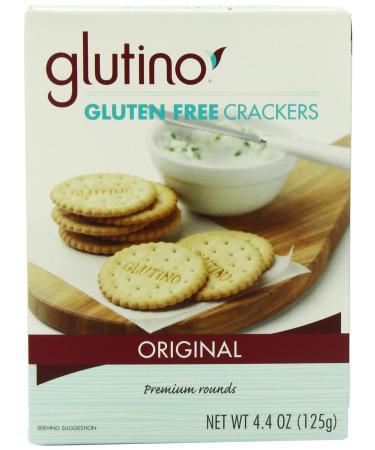 Glutino Gluten Free Crackers, Original - 6 Pack (125g Each) | Delicious & Safe Snack - Buy Online on GoSupps.com