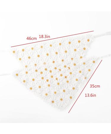 1PC Daisy Headband - Daisy Hair Accessories Yoga Accessories for Women Floral Headbands for Women Workout Headbands Winter Headband Summer Solstice Headdress - Buy Online on GoSupps.com