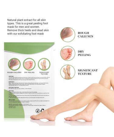 3 Pairs Aloe Vera Foot Mask Peeling Socks - Smooth Baby Soft Feet Corns & Dead Skin Remover for Men & Women - Buy Online on GoSupps.com