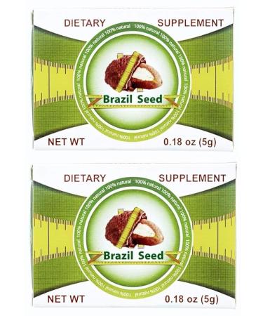 2 Boxes Semilla de Brasil Seed 100% Original Brazilian Natural Weight Loss 60 Day Supply