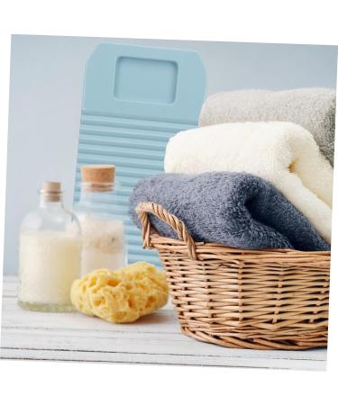 Beavorty Sky-Blue Home Washing Board - Durable Plastic Clothes Scrubbing Board 45.8x18cm for Easy Household Laundry - Buy Online on GoSupps.com