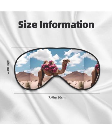 Buy Camel Unisex Adjustable Buckle Blackout Sleep Eye Mask - Perfect for Travel Yoga Office & Naps - International Shipping Available - Buy Online on GoSupps.com