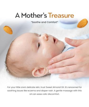 Sweet Almond Oil 1 Litre - Natural, Cruelty-Free, Vegan, No GMO | Freshskin Beauty LTD - Buy Online on GoSupps.com