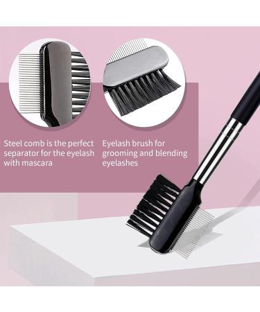 MSQ Eyebrow Brush & Eyelash Separator Set | Professional 3-Piece Eye Makeup Tools for Perfect Brows & Lashes - International Shipping Available - Buy Online on GoSupps.com