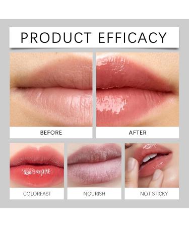  blmcoos Luxury Lip Gloss Plumping Lip Gloss Plumping Serum Oil Moisturizing and Nourishing Lip Oil for Daily Care Reduce Fine Lines Non-Sticky Moisturizer (4) - Buy Online on GoSupps.com