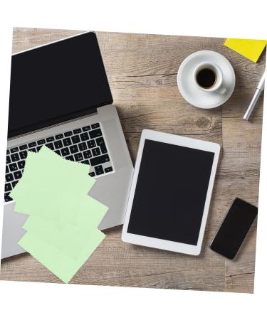 Healifty 10pcs Silver Lens Cleaning Cloths Soft Microfiber Wipers for Glasses & Platinum Suede - Perfect for Eyeglasses & Screens - Buy Online on GoSupps.com