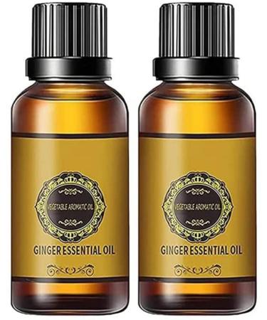 Abdominal drainage ginger oil essential oil vegetable oil with natural clean and slimness belly ginger oil 10ml lymphatic drainage Ginger Oil Belly Drainage Ginger Oil Essential Relax Body Massage Liquid